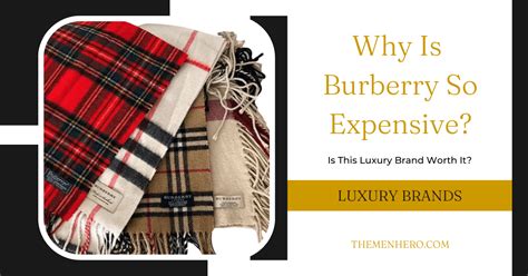 why burberry is expensive|most expensive Burberry item.